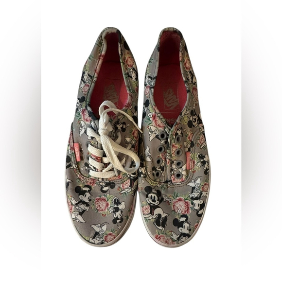 🌸 Vans x Disney Minnie Mouse Floral Sneakers – Women’s Size 7.5 - Picture 5 of 5